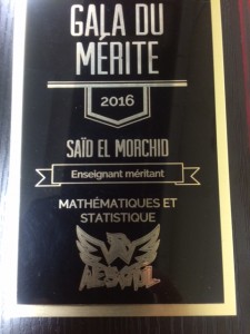 Gala de merite EL MORCHID